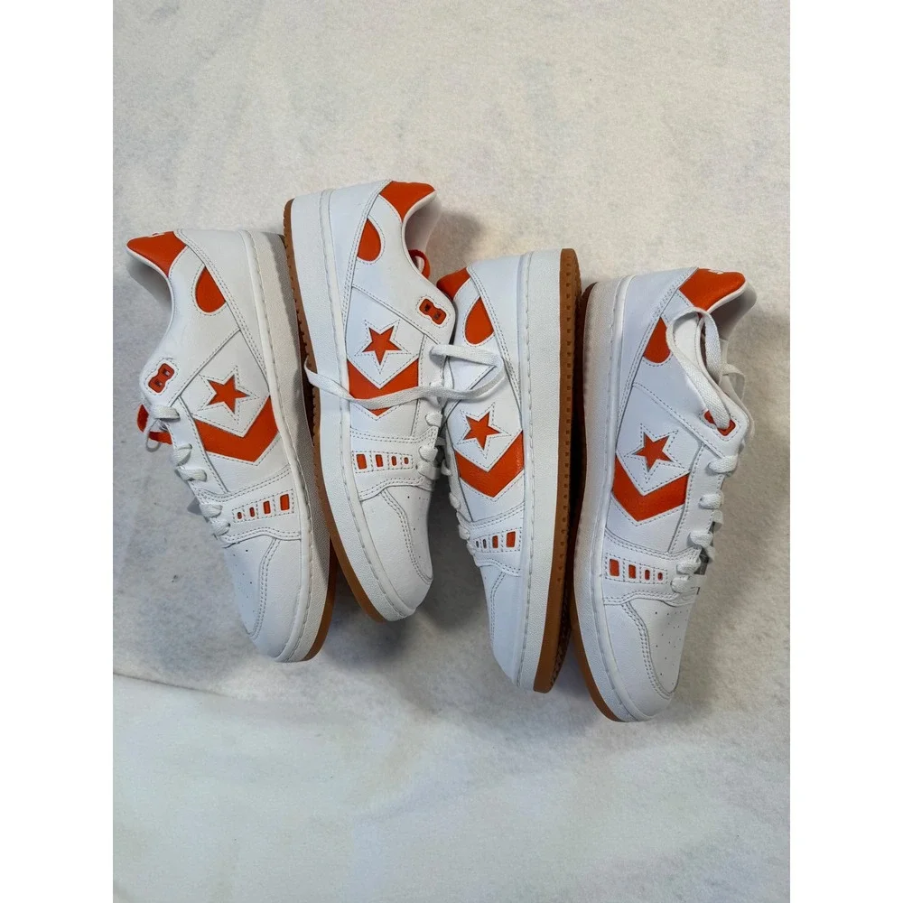 Converse AS-1 Pro Ox White Orange Alexis Sablone Skate Shoes Low Top‎ Men 11